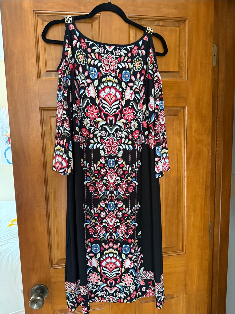 JM Collection Cold- shoulder Dress - Picture 2 of 12